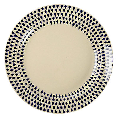 Nkuku Indigo Drop Side Plate Nkuku Indigo Drop Side Plate